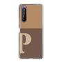 Slim Protection Case［ Original - initial two tone - P brown ］