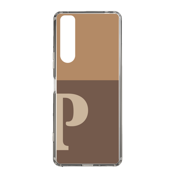Slim Protection Case［ Original - initial two tone - P brown ］