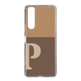 Slim Protection Case［ Original - initial two tone - P brown ］