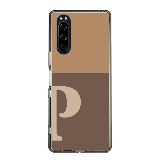 Slim Protection Case［ Original - initial two tone - P brown ］