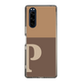 Slim Protection Case［ Original - initial two tone - P brown ］