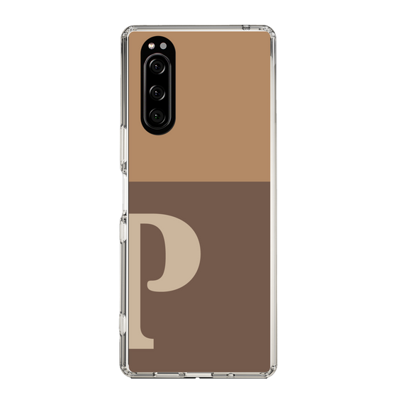 Slim Protection Case［ Original - initial two tone - P brown ］