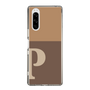 Slim Protection Case［ Original - initial two tone - P brown ］