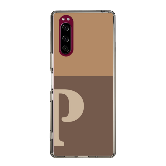 Slim Protection Case［ Original - initial two tone - P brown ］