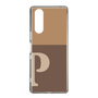 Slim Protection Case［ Original - initial two tone - P brown ］