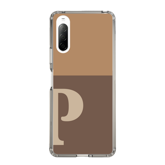 Slim Protection Case［ Original - initial two tone - P brown ］