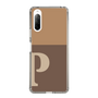 Slim Protection Case［ Original - initial two tone - P brown ］