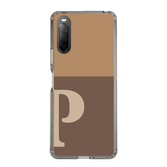 Slim Protection Case［ Original - initial two tone - P brown ］