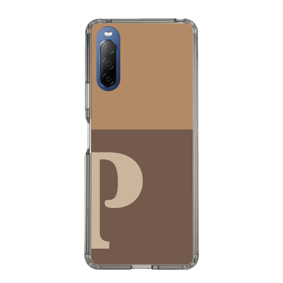 Slim Protection Case［ Original - initial two tone - P brown ］