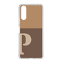 Slim Protection Case［ Original - initial two tone - P brown ］
