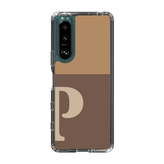 Slim Protection Case［ Original - initial two tone - P brown ］