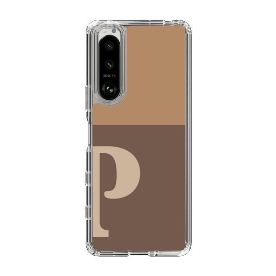 Slim Protection Case［ Original - initial two tone - P brown ］