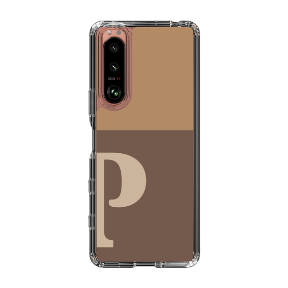 Slim Protection Case［ Original - initial two tone - P brown ］