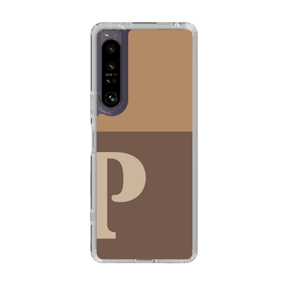Slim Protection Case［ Original - initial two tone - P brown ］