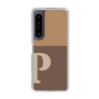 Slim Protection Case［ Original - initial two tone - P brown ］
