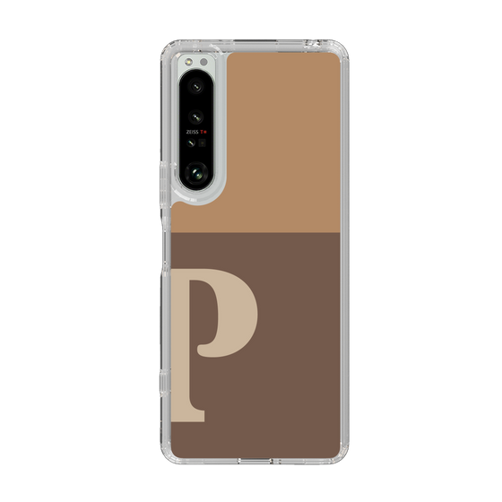 Slim Protection Case［ Original - initial two tone - P brown ］