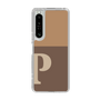 Slim Protection Case［ Original - initial two tone - P brown ］