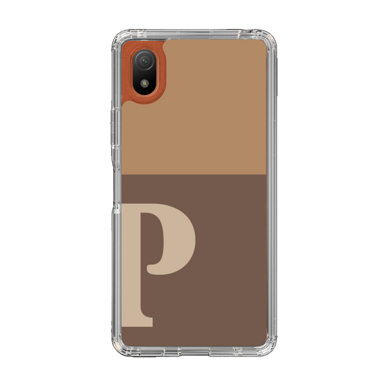 Slim Protection Case［ Original - initial two tone - P brown ］