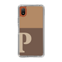 Slim Protection Case［ Original - initial two tone - P brown ］