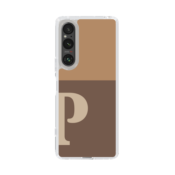 Slim Protection Case［ Original - initial two tone - P brown ］
