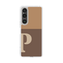 Slim Protection Case［ Original - initial two tone - P brown ］
