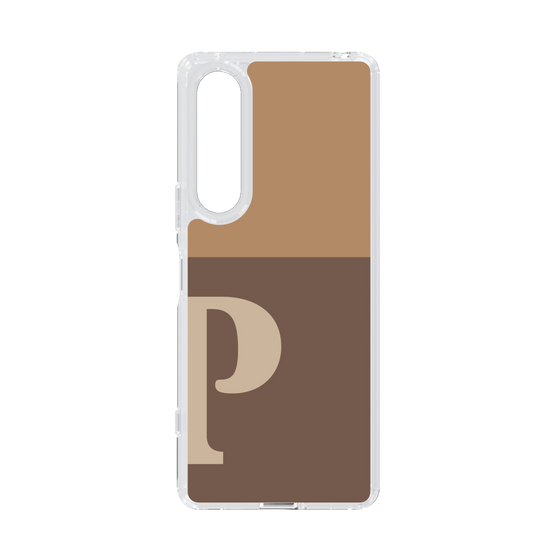 Slim Protection Case［ Original - initial two tone - P brown ］