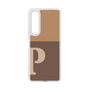 Slim Protection Case［ Original - initial two tone - P brown ］