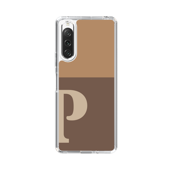 Slim Protection Case［ Original - initial two tone - P brown ］