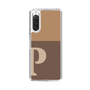 Slim Protection Case［ Original - initial two tone - P brown ］