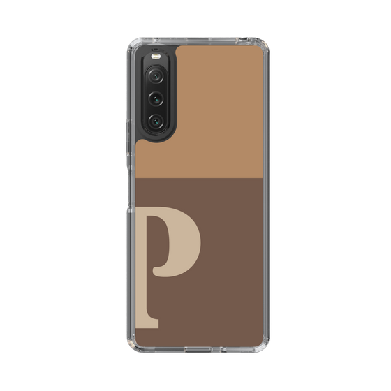 Slim Protection Case［ Original - initial two tone - P brown ］