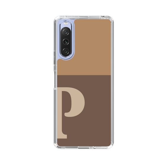 Slim Protection Case［ Original - initial two tone - P brown ］
