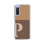 Slim Protection Case［ Original - initial two tone - P brown ］