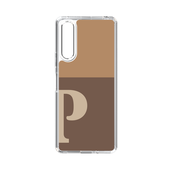 Slim Protection Case［ Original - initial two tone - P brown ］