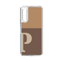 Slim Protection Case［ Original - initial two tone - P brown ］