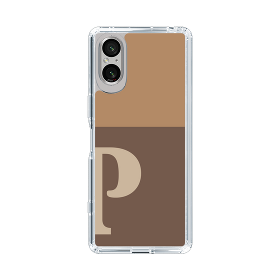 Slim Protection Case［ Original - initial two tone - P brown ］