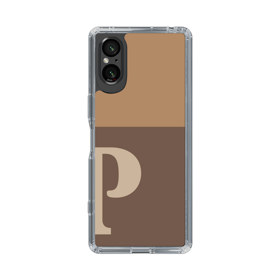 Slim Protection Case［ Original - initial two tone - P brown ］