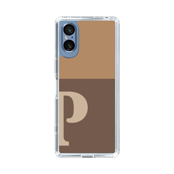 Slim Protection Case［ Original - initial two tone - P brown ］