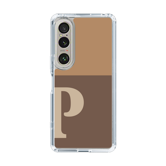 Slim Protection Case［ Original - initial two tone - P brown ］