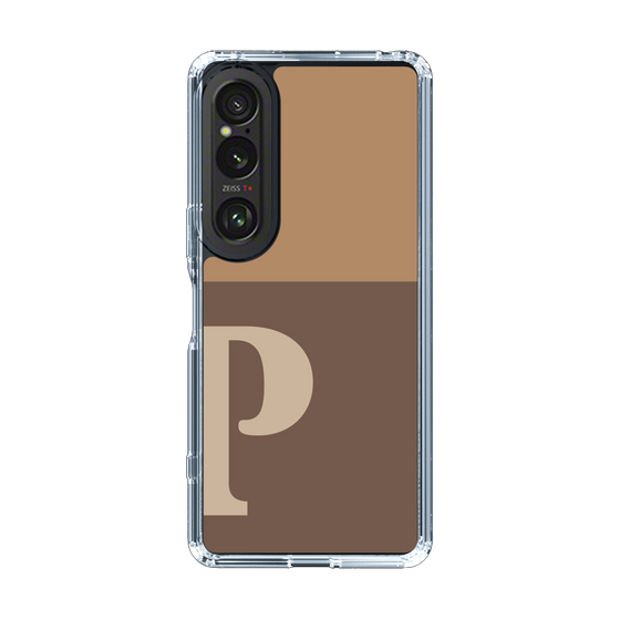 Slim Protection Case［ Original - initial two tone - P brown ］