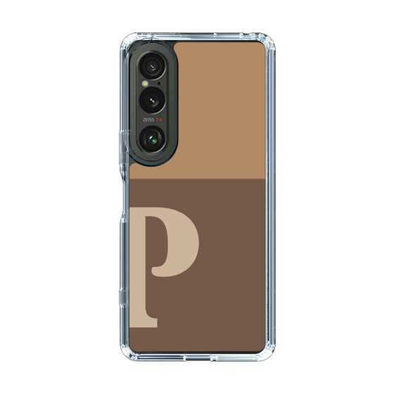 Slim Protection Case［ Original - initial two tone - P brown ］