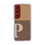 Slim Protection Case［ Original - initial two tone - P brown ］