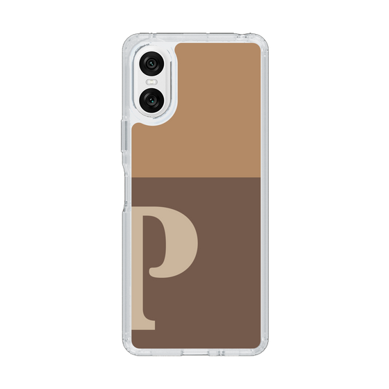 Slim Protection Case［ Original - initial two tone - P brown ］