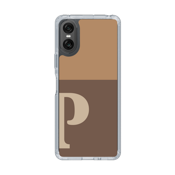 Slim Protection Case［ Original - initial two tone - P brown ］