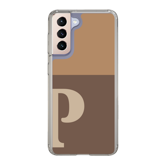 Slim Protection Case［ Original - initial two tone - P brown ］