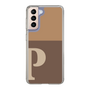 Slim Protection Case［ Original - initial two tone - P brown ］