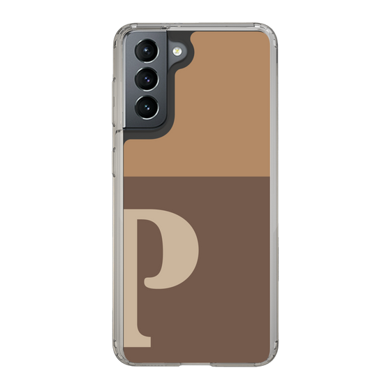 Slim Protection Case［ Original - initial two tone - P brown ］