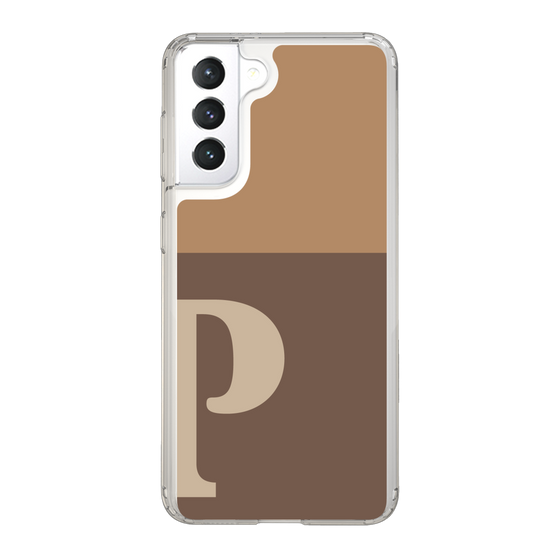 Slim Protection Case［ Original - initial two tone - P brown ］