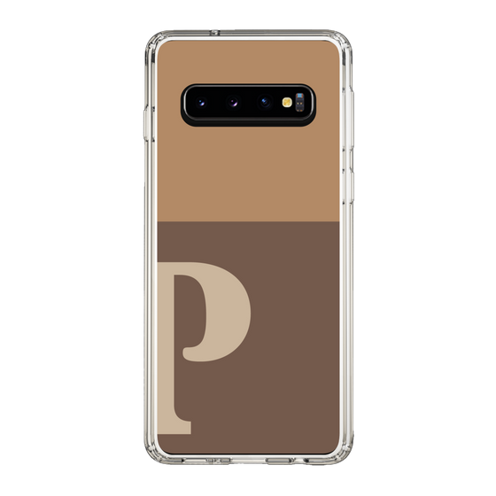 Slim Protection Case［ Original - initial two tone - P brown ］