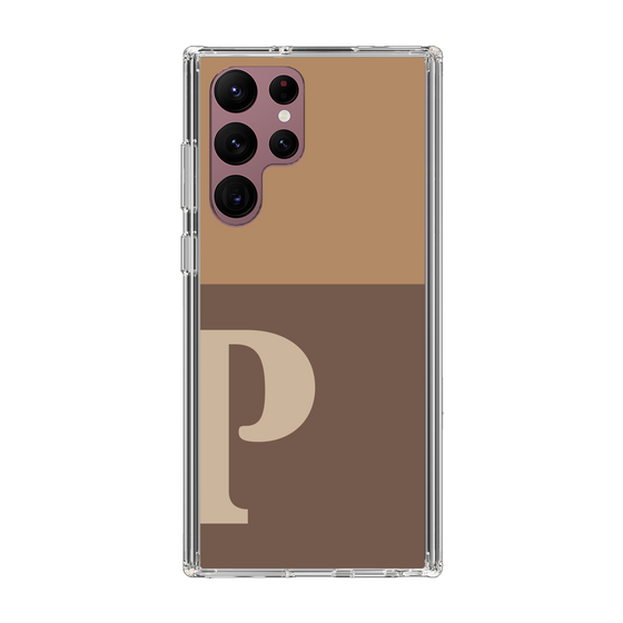 Slim Protection Case［ Original - initial two tone - P brown ］
