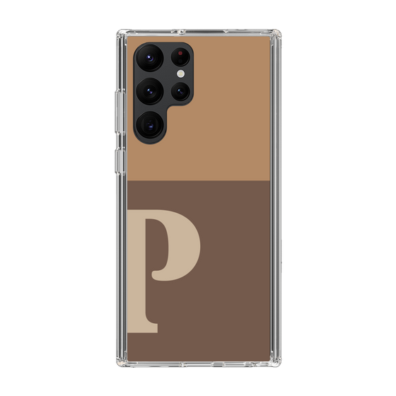 Slim Protection Case［ Original - initial two tone - P brown ］